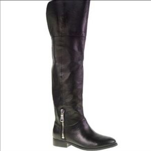 NEW Chinese Laundry Fawn Black Leather Boots